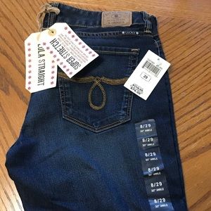 Lucky Brand Lola Straight ankle jeans 8/29 NWT